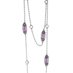 Cheap LAGOS Six Station Amethyst Necklace