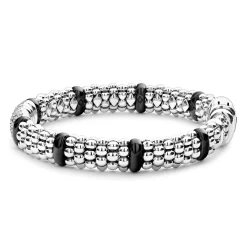 Flash Sale LAGOS Six Station Diamond Caviar Bracelet | 9Mm