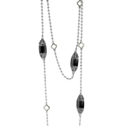 Outlet LAGOS Six Station Onyx Necklace