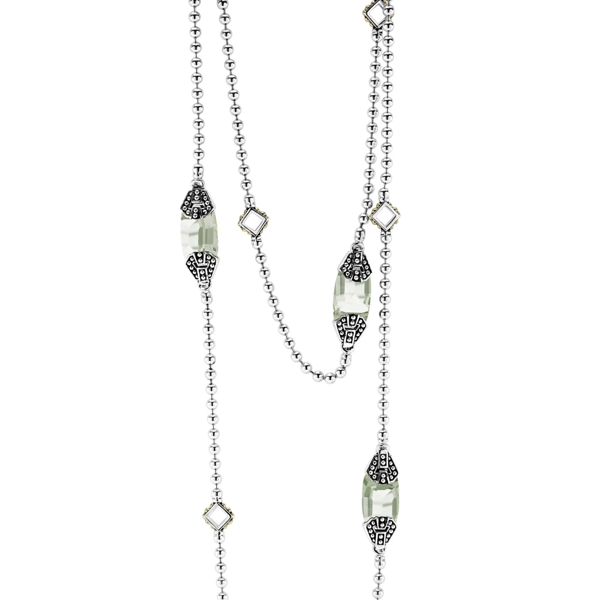 Online LAGOS Six Station Prasiolite Necklace
