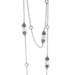 Hot LAGOS Six Station White Topaz Necklace