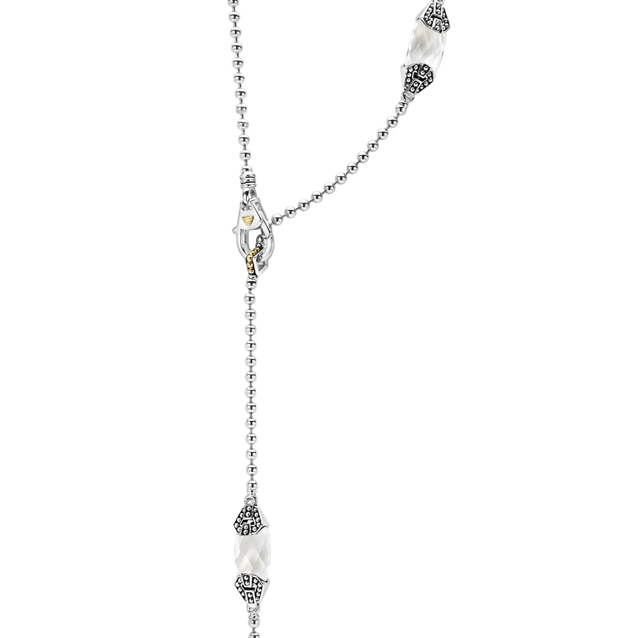 Hot LAGOS Six Station White Topaz Necklace