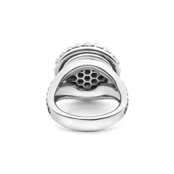 Flash Sale LAGOS Small Caviar Circle Ceramic Ring