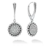 Online LAGOS Small Caviar Circle Diamond Drop Earrings