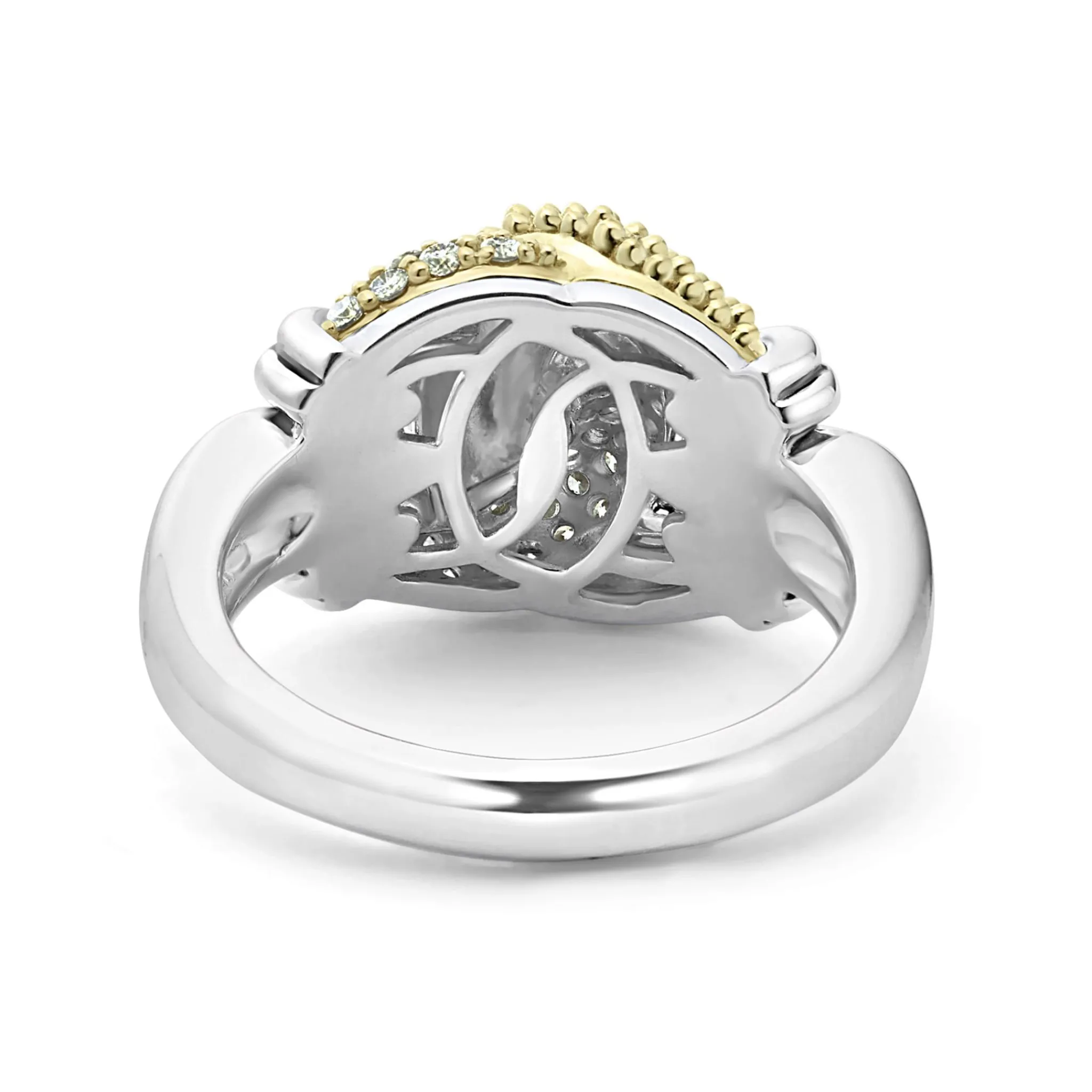 Store LAGOS Small Caviar Diamond Knot Ring