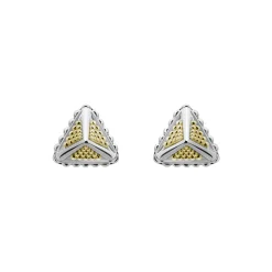 Clearance LAGOS Small Caviar Pyramid Stud Earrings