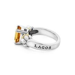 Sale LAGOS Small Emerald-Cut Citrine Ring