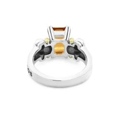 Sale LAGOS Small Emerald-Cut Citrine Ring