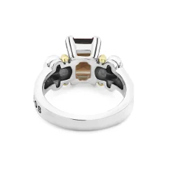 Hot LAGOS Small Emerald-Cut Smokey Quartz Ring