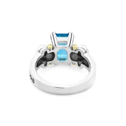 Discount LAGOS Small Emerald-Cut Swiss Blue Topaz Ring