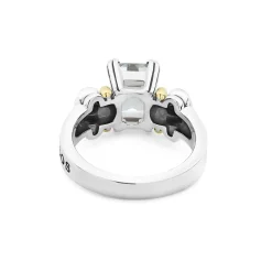 Cheap LAGOS Small Emerald-Cut White Topaz Ring