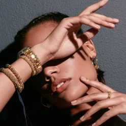 Clearance LAGOS Small 18K Gold Caviar Ball Hoop Earrings