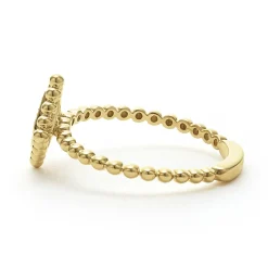 New LAGOS Small 18K Gold Diamond Ring