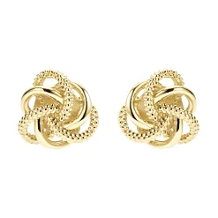 Hot LAGOS Small 18K Gold Love Knot Stud Earrings