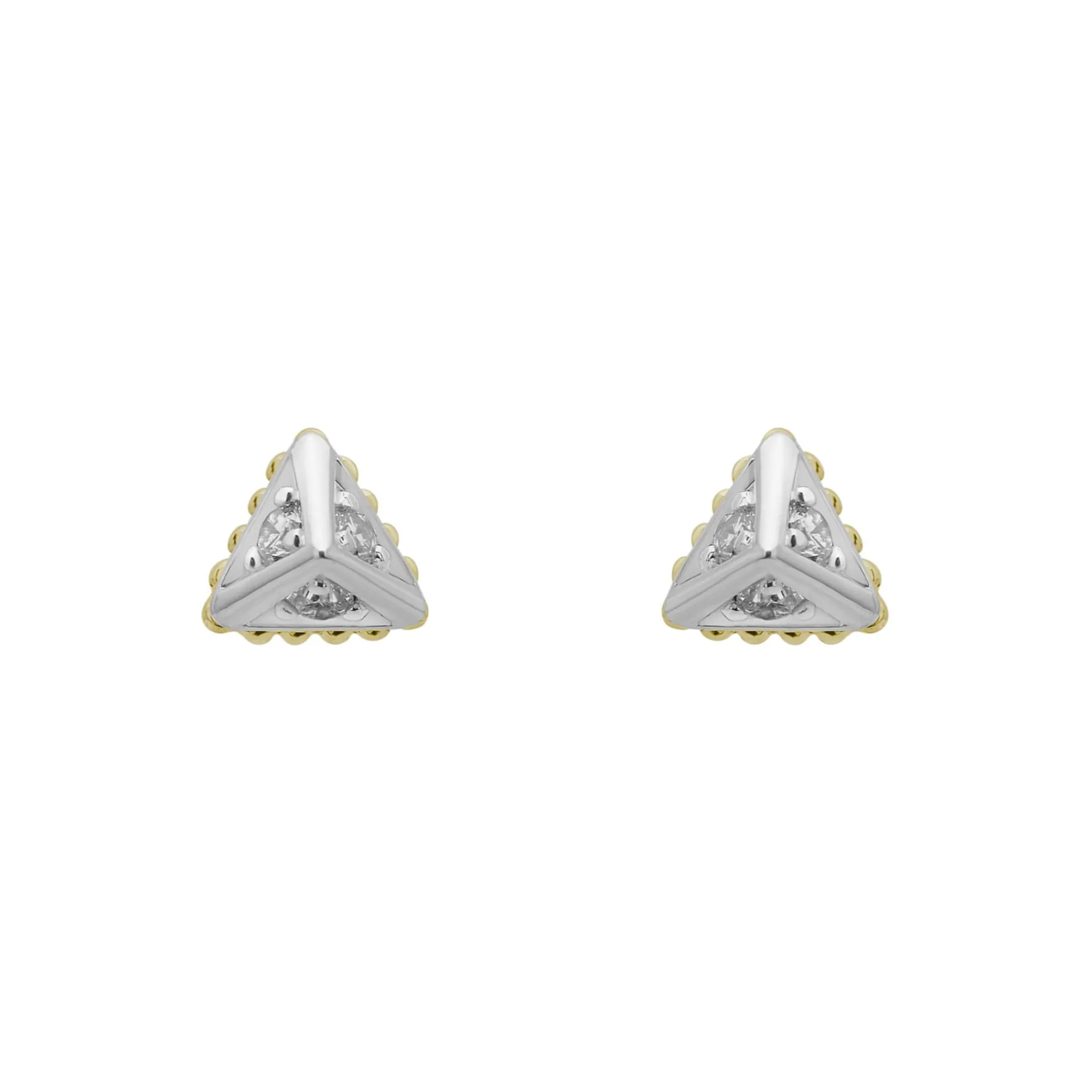 Cheap LAGOS Small Pyramid Diamond Stud Earrings