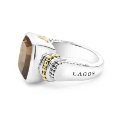 Shop LAGOS Small Smokey Quartz Statement Ring