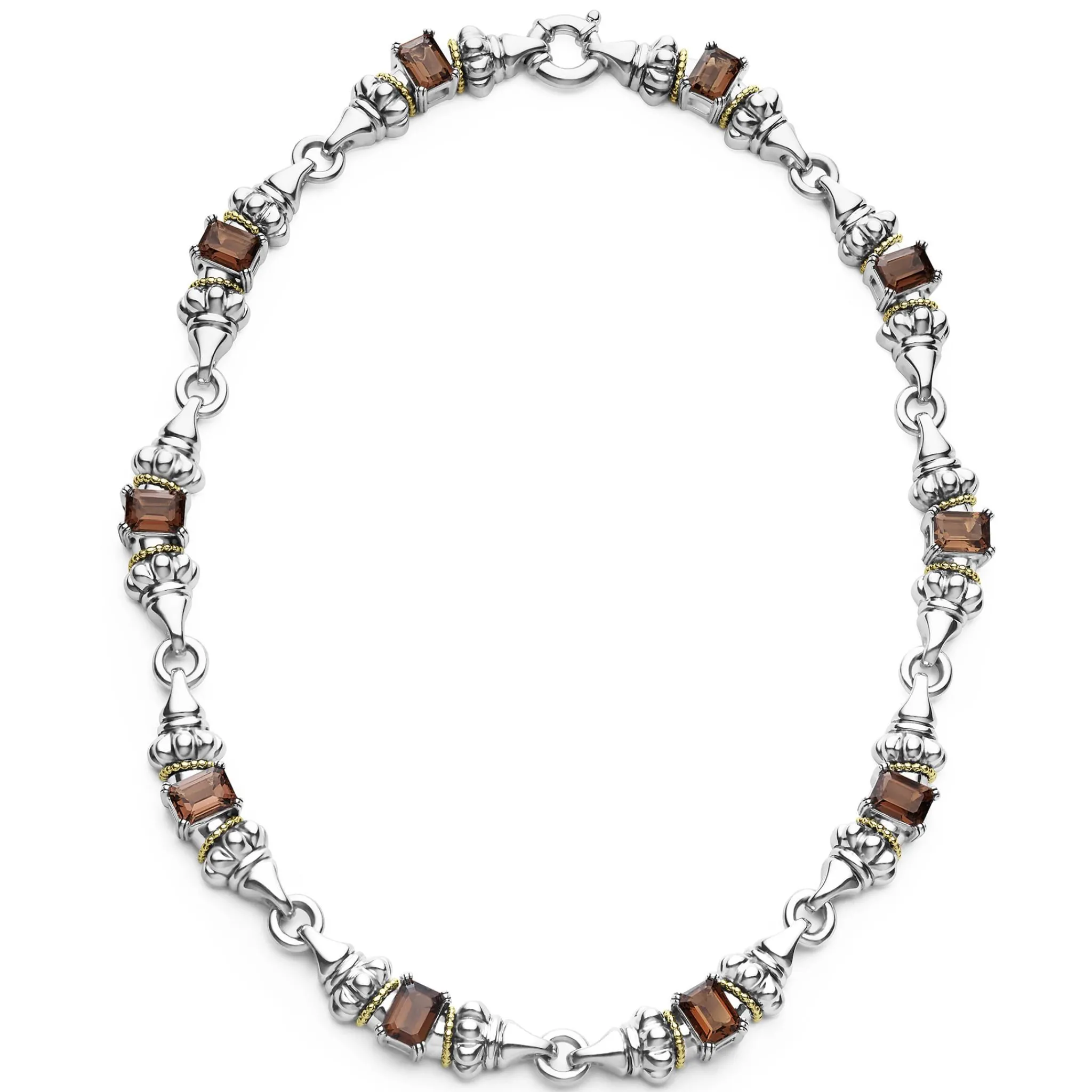 Sale LAGOS Smokey Quartz Caviar Necklace