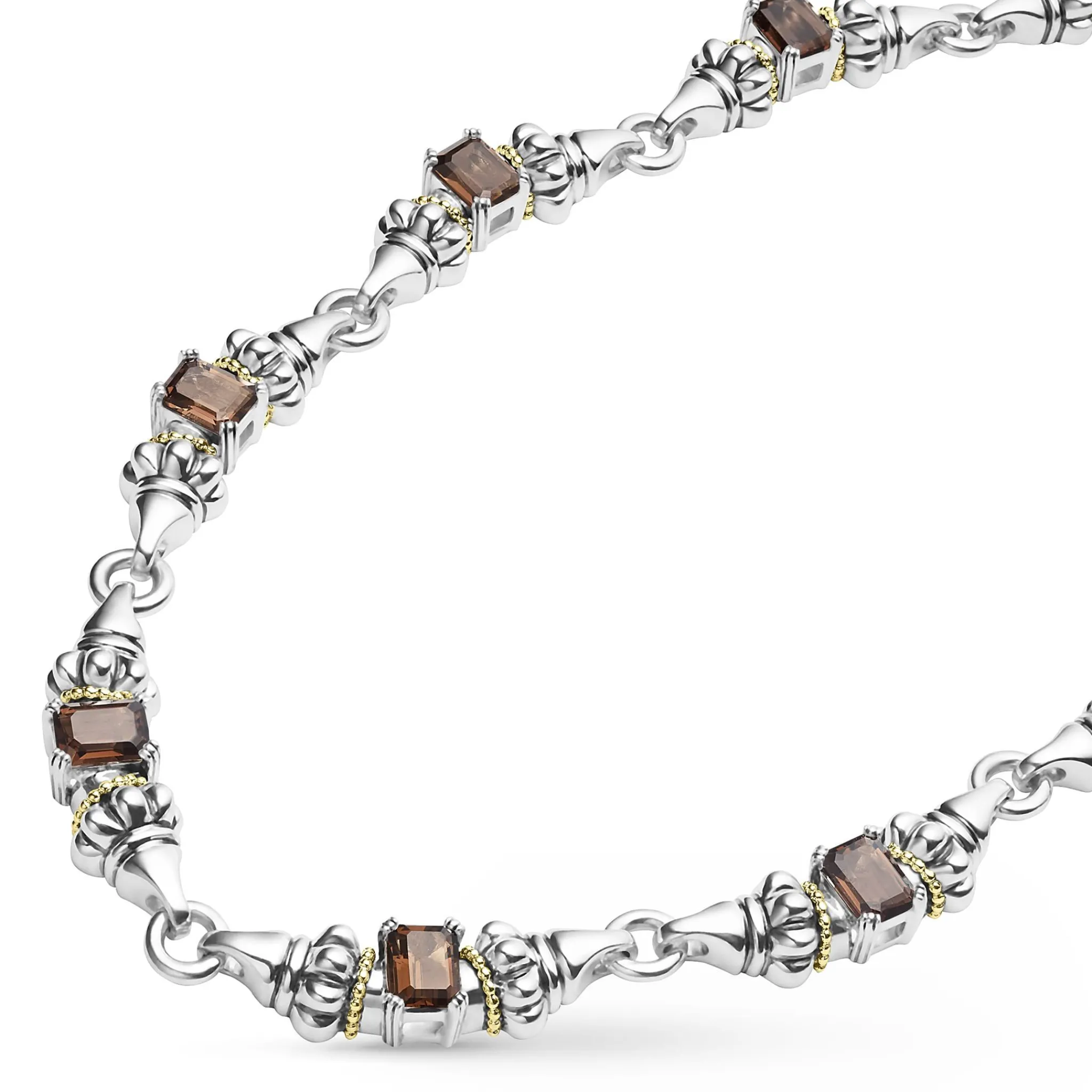 Sale LAGOS Smokey Quartz Caviar Necklace