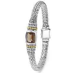 Sale LAGOS Smokey Quartz Gemstone Caviar Bracelet