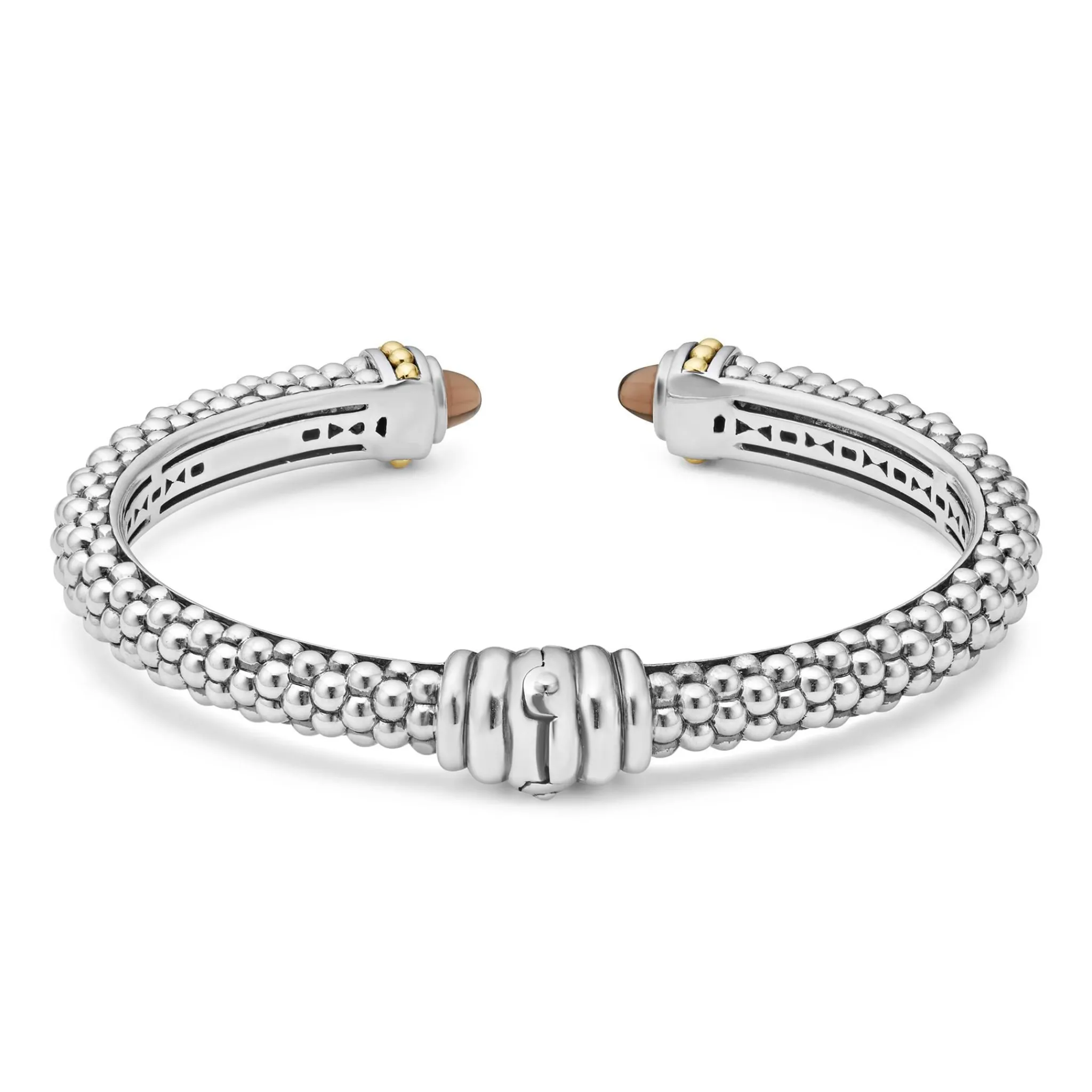 Cheap LAGOS Smokey Quartz Gemstone Cuff Bracelet