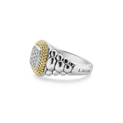 Online LAGOS Square Diamond Statement Ring