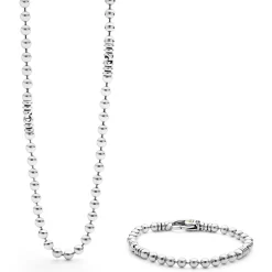 Fashion LAGOS Sterling Silver Caviar Beaded Gift Set