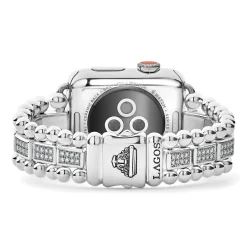 Flash Sale LAGOS Sterling Silver Full Diamond Watch Bracelet-38-45Mm