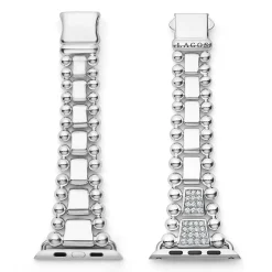 Discount LAGOS Sterling Silver Half Diamond Watch Bracelet-42-49Mm