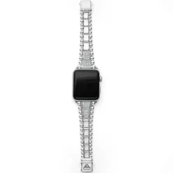 Best Sale LAGOS Sterling Silver Half Diamond Watch Bracelet-42-49Mm