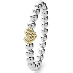 Cheap LAGOS Stretch Gold Heart Bead Bracelet