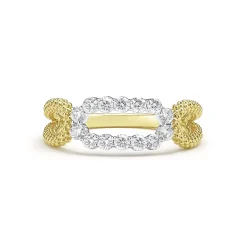 Shop LAGOS Superfine Diamond Oval Ring