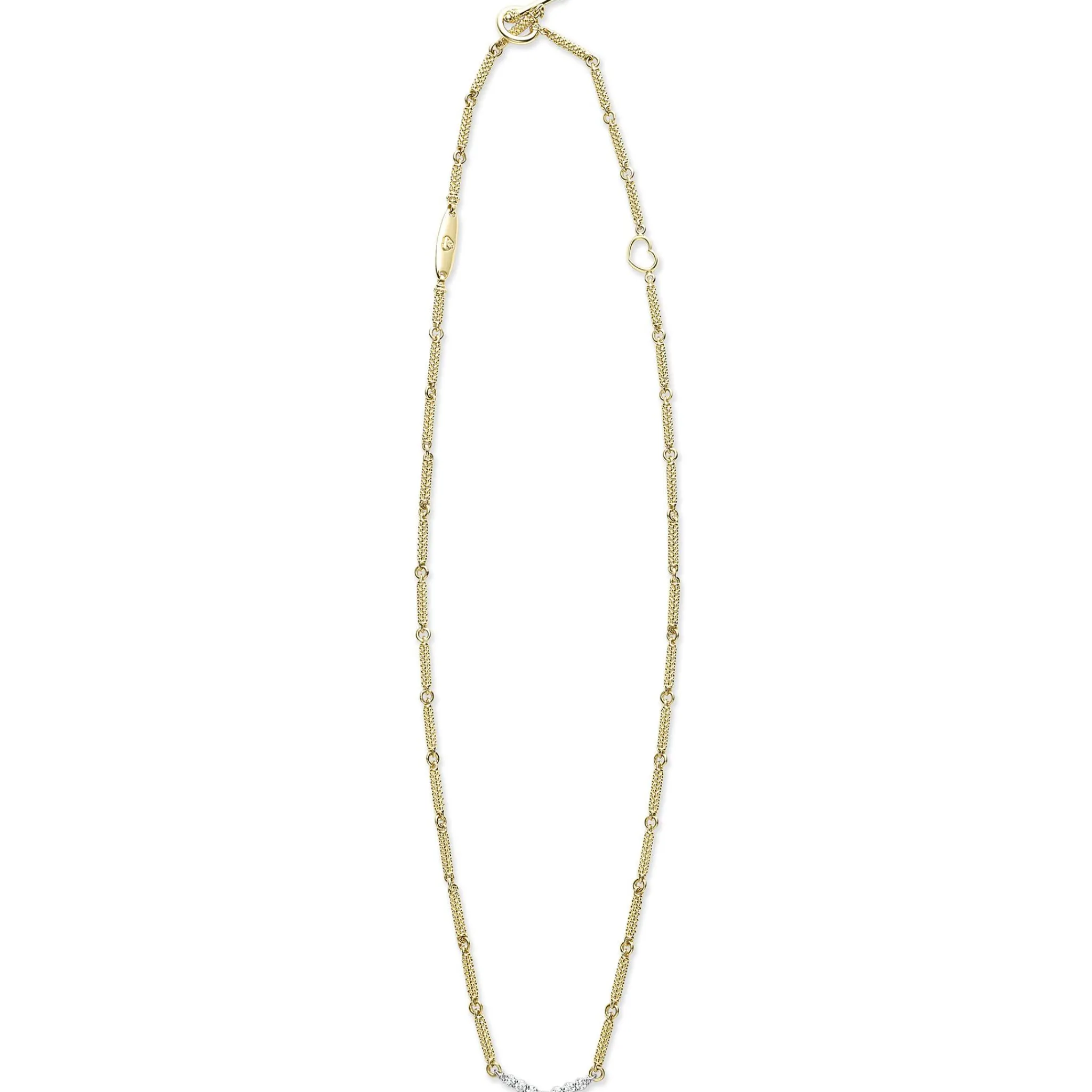 Fashion LAGOS Superfine Diamond Station Necklace