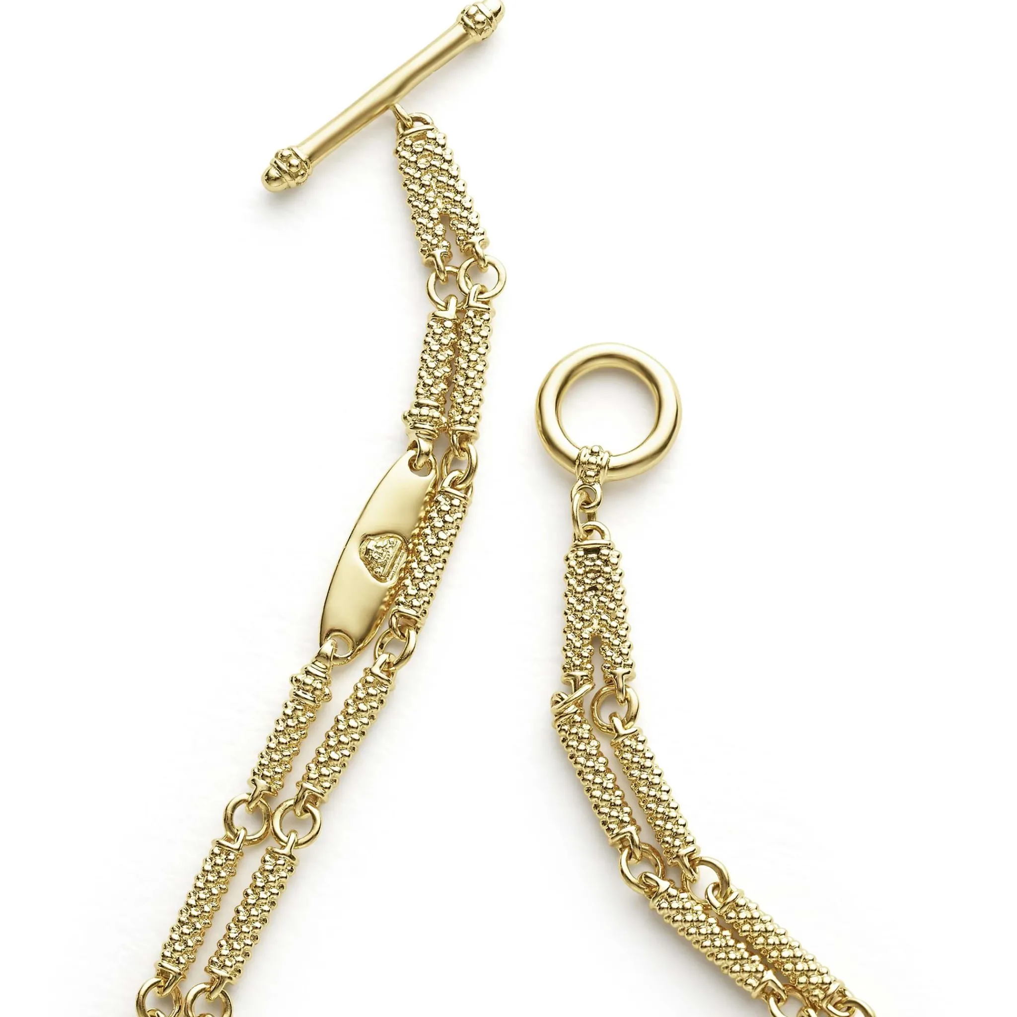 New LAGOS Superfine Double Link Diamond Bracelet