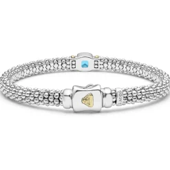 Sale LAGOS Swiss Blue Topaz Caviar Bracelet | 6Mm