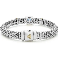 Discount LAGOS Swiss Blue Topaz Caviar Bracelet | 9Mm
