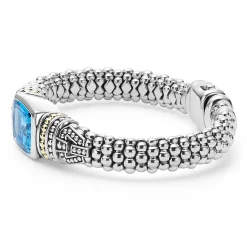 Cheap LAGOS Swiss Blue Topaz Caviar Bracelet | 9Mm