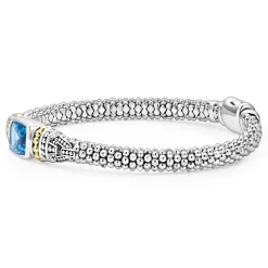 Hot LAGOS Swiss Blue Topaz Caviar Bracelet | 6Mm