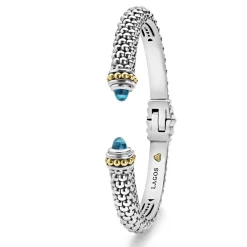 Cheap LAGOS Swiss Blue Topaz Cuff Bracelet | 8Mm