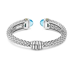 Cheap LAGOS Swiss Blue Topaz Cuff Bracelet | 12Mm