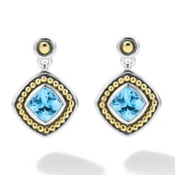 Fashion LAGOS Swiss Blue Topaz Drop Earrings