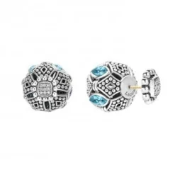 New LAGOS Swiss Blue Topaz Earring Backs