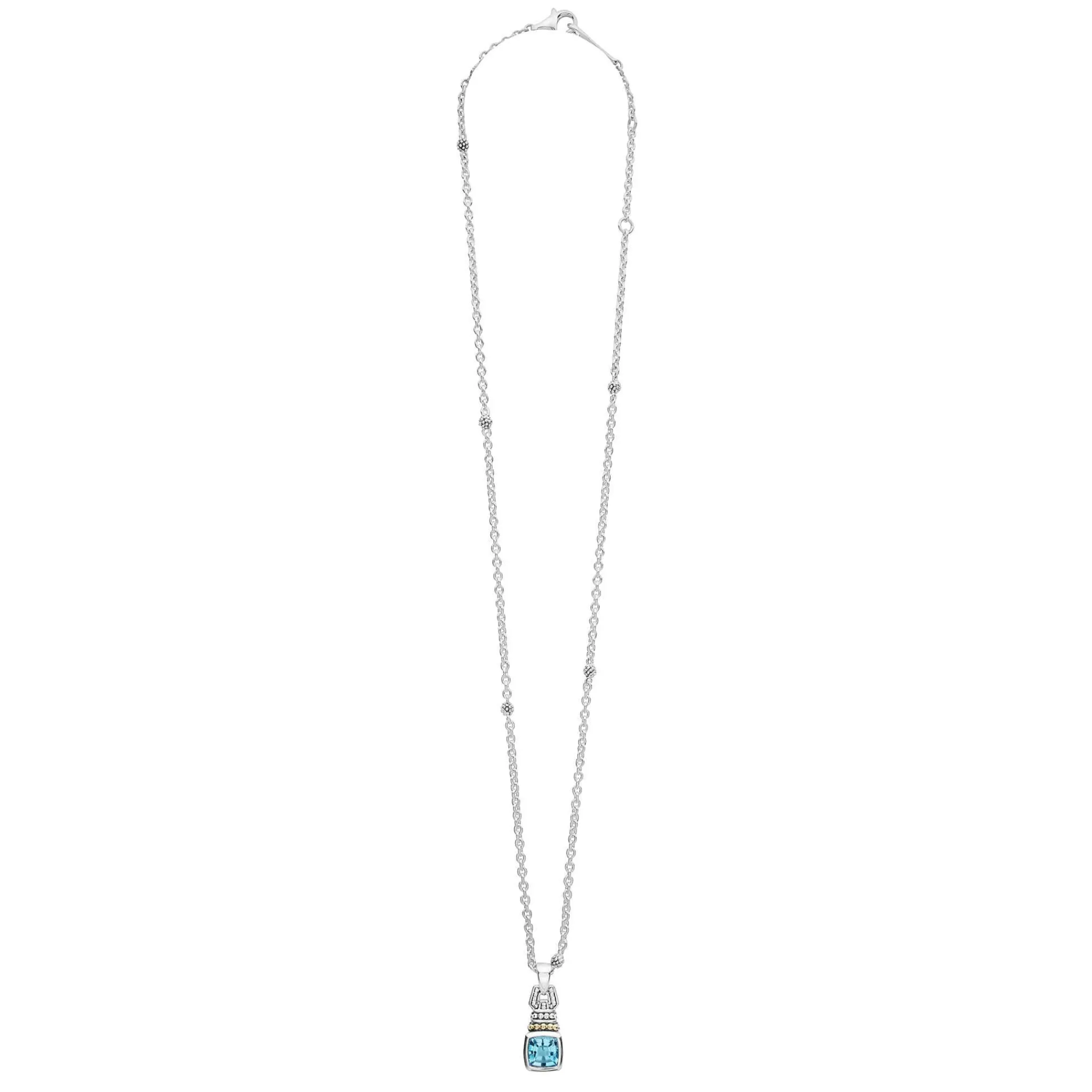 Flash Sale LAGOS Swiss Blue Topaz Pendant Necklace