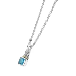 Flash Sale LAGOS Swiss Blue Topaz Pendant Necklace