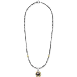 Online LAGOS Tahitian Black Pearl Diamond Caviar Necklace