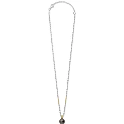Cheap LAGOS Tahitian Black Pearl Pendant Necklace