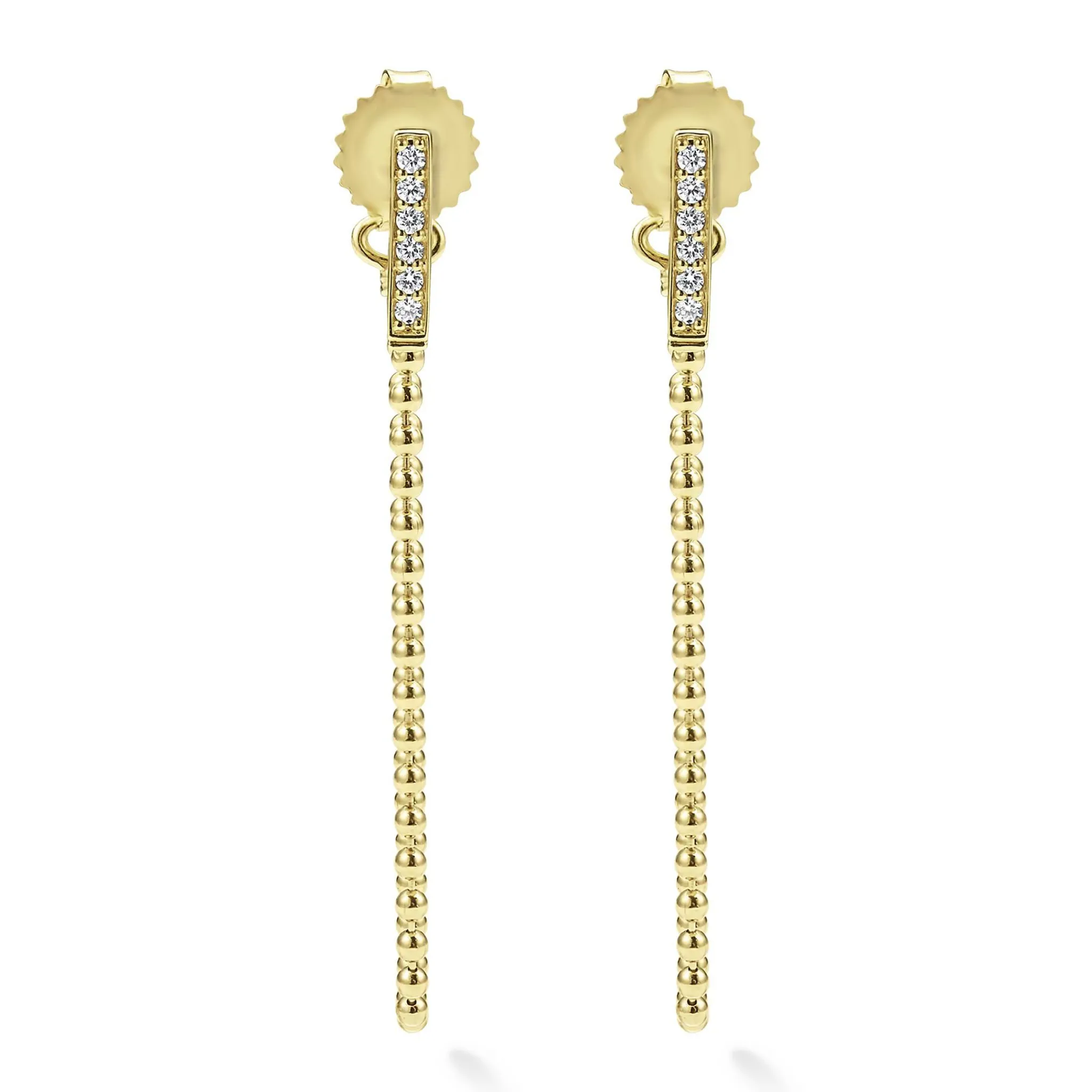 Sale LAGOS The Drop 18K Gold And Diamond Drop Earrings