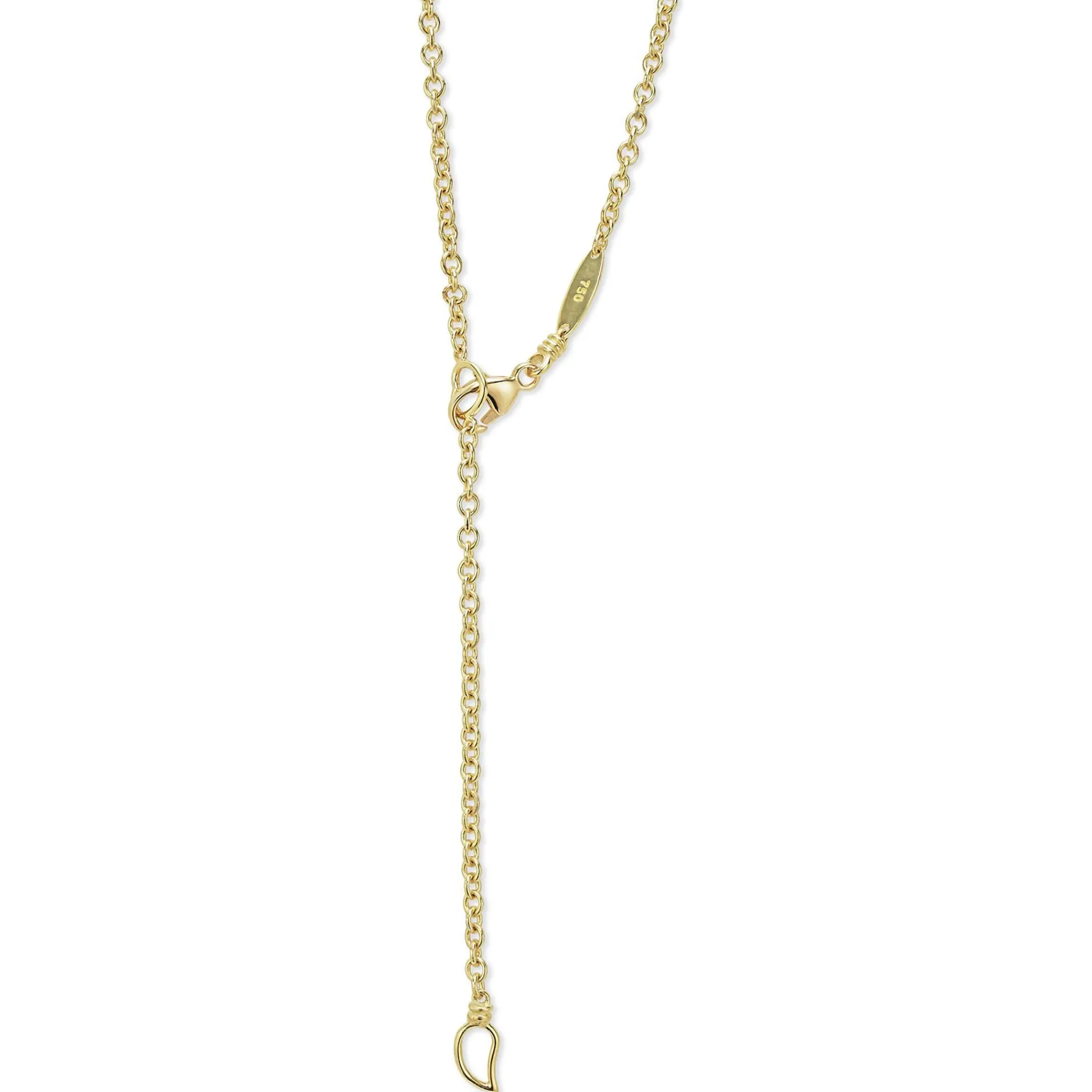 New LAGOS The Drop 18K Gold And Diamond Star Chain Necklace