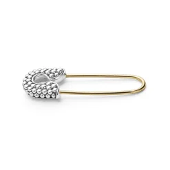 New LAGOS The Drop Two-Tone Safety Pin Earring