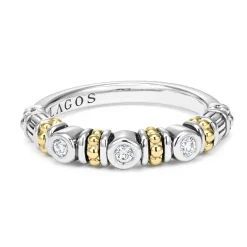 Outlet LAGOS Three Diamond Stacking Ring