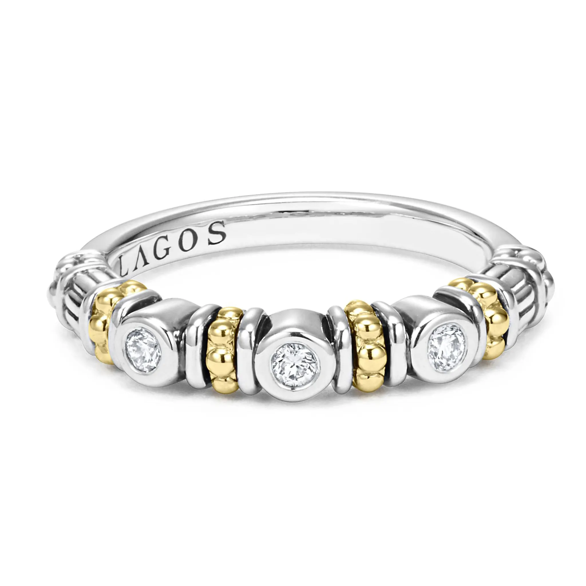 Outlet LAGOS Three Diamond Stacking Ring